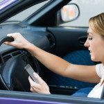 texting on cell phone while driving car texting on cell phone while driving car