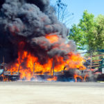 Truck explosion that is illustrative of rising number of truck accidents Truck explosion that is illustrative of rising number of truck accidents